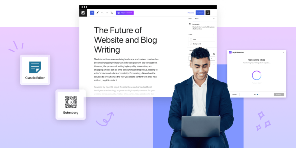 JegAI Assistant – AI Writer Assistant WordPress Plugin
